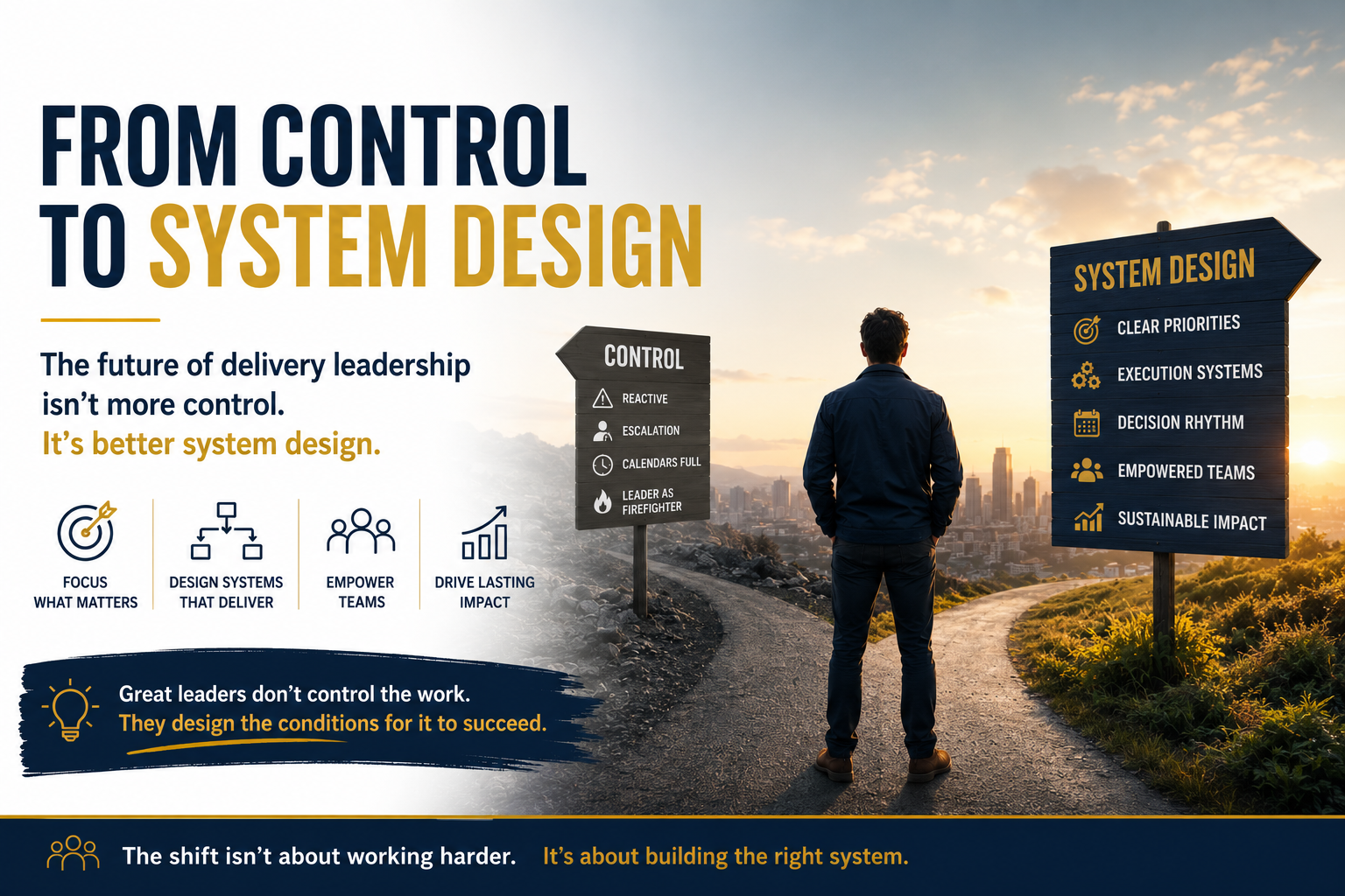 From Control to System Design: The Future of Delivery Leadership